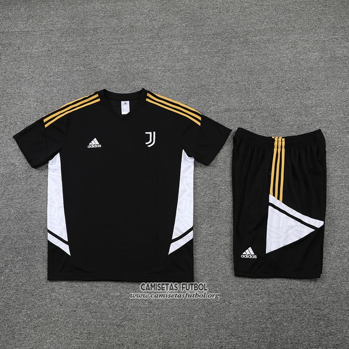 Chandal del Juventus Manga Corta 2022/2023 Negro - Pantalon Corto
